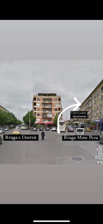 City Center Apartment Kafe Flora 地拉那 外观 照片